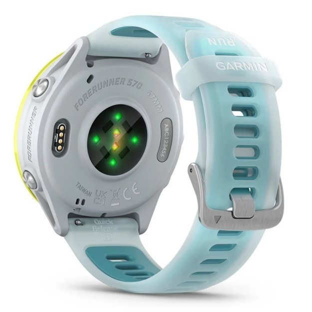Garmin Forerunner 570 3.56 cm (1.4 ) AMOLED 47 mm Digital 454 x 454 pixels Touchscreen White, Yellow Wi-Fi GPS (satellite)