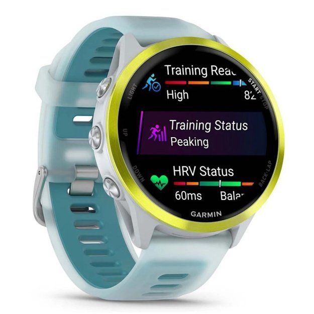 Garmin Forerunner 570 3.56 cm (1.4 ) AMOLED 47 mm Digital 454 x 454 pixels Touchscreen White, Yellow Wi-Fi GPS (satellite)