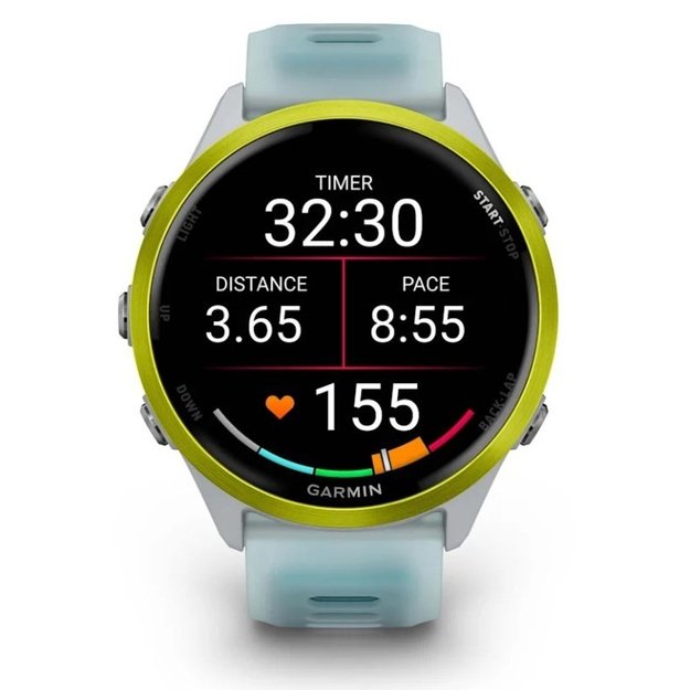Garmin Forerunner 570 3.56 cm (1.4 ) AMOLED 47 mm Digital 454 x 454 pixels Touchscreen White, Yellow Wi-Fi GPS (satellite)