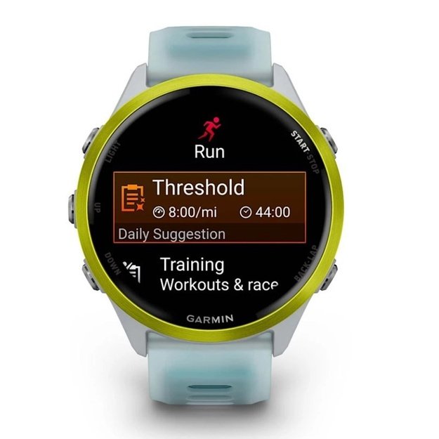 Garmin Forerunner 570 3.56 cm (1.4 ) AMOLED 47 mm Digital 454 x 454 pixels Touchscreen White, Yellow Wi-Fi GPS (satellite)