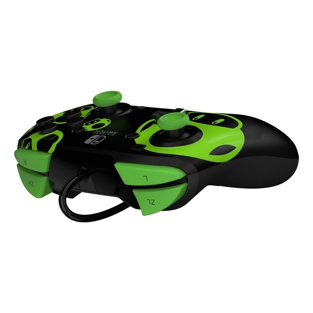 PDP Controller Rematch Wired 1Up Glow in the Dark     Switch