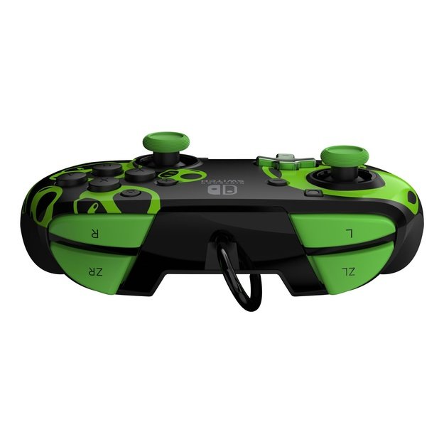 PDP Controller Rematch Wired 1Up Glow in the Dark     Switch