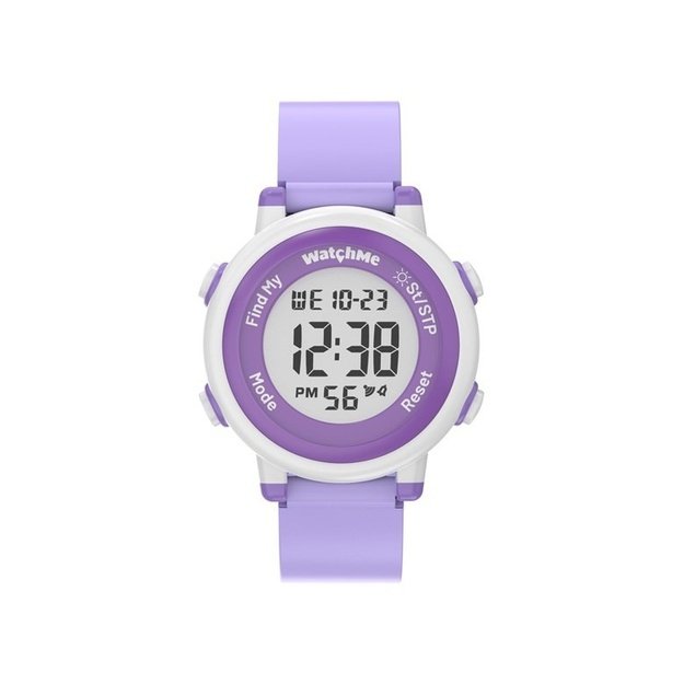 DIGITAL WATCH SPONGE WATCHME VIOLET