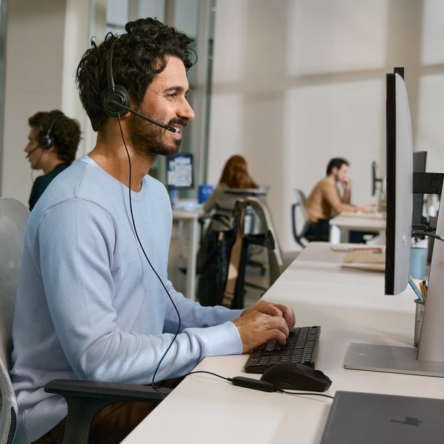 Poly Mission 425 Stereo Teams USB-C/A bulk