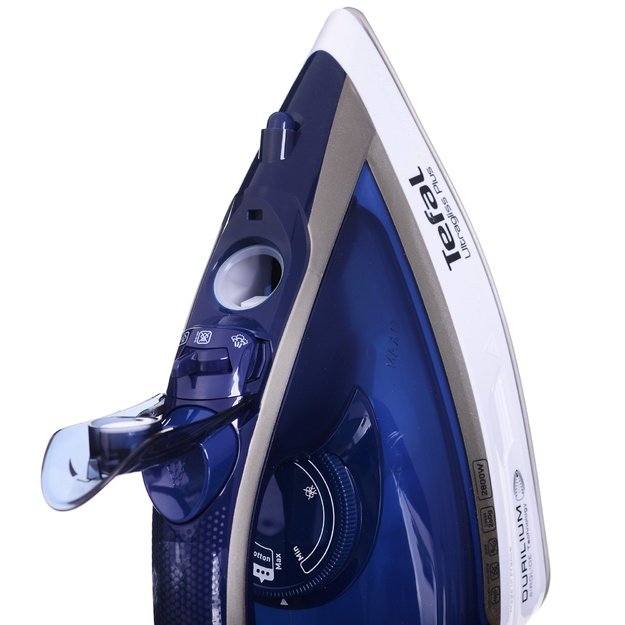 Tefal Ultimate Pure FV6812E0 iron Steam iron 2800 W Blue, Silver
