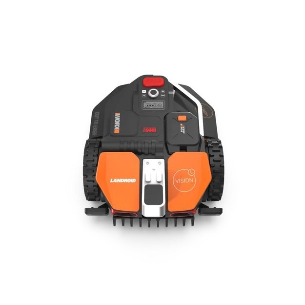 WORX Landroid Vision L1600 Robotic lawn mower Battery Black, Orange, Red, Silver
