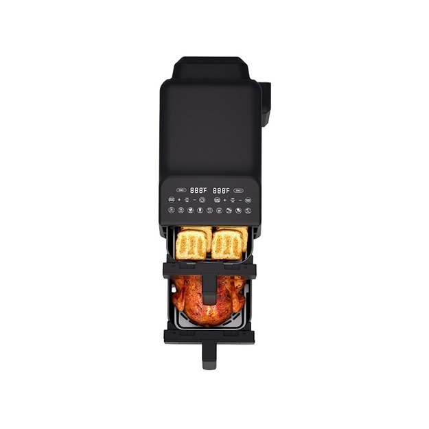 Lafe 47476 Air Fryer Dual Fry 10L