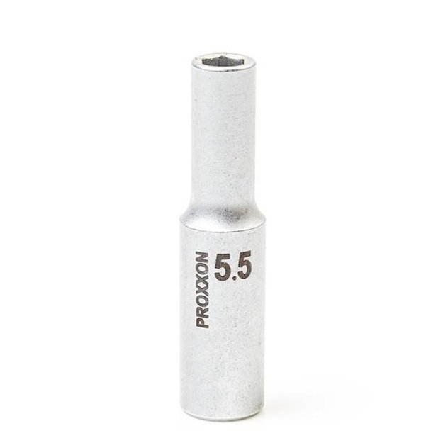 1/4&quot  &scaron;e&scaron;iakampė prailginta galvutė PROXXON 5,5mm