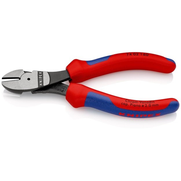 Didelės svertinės jėgos kirpimo replės KNIPEX 7402160
