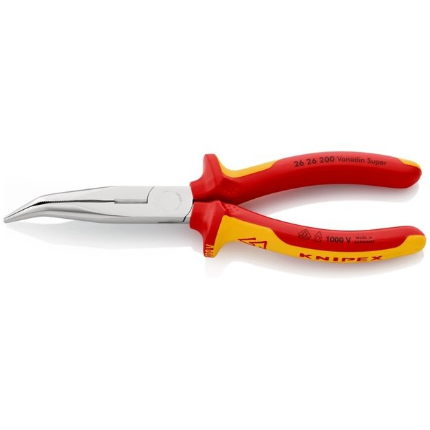 Replės prailgintomis lenktomis žiaunomis KNIPEX 2626