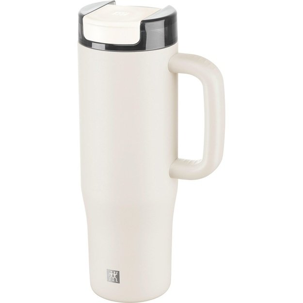 ZWILLING THERMO PLUS Thermal mug with straw - 900ml, cream