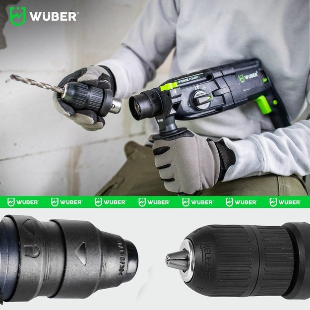 WUBER W28920 rotary hammer 4J 2500W