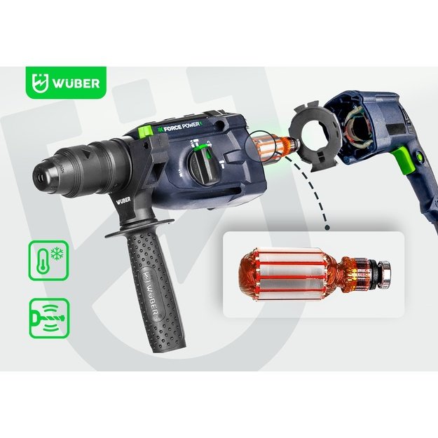 WUBER W28920 rotary hammer 4J 2500W