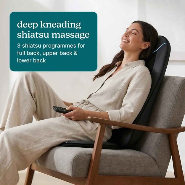 Homedics CBS-2026-EB Shiatsu Max 3.0 Back & Shoulder Massager With Heat