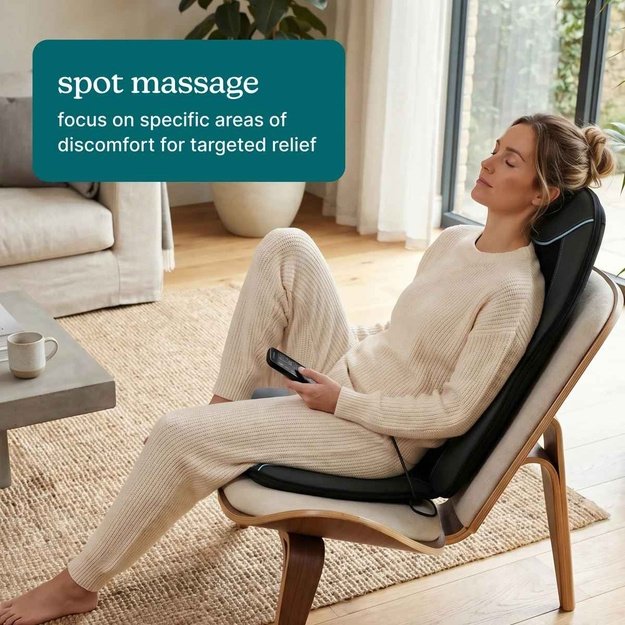Homedics CBS-2026-EB Shiatsu Max 3.0 Back & Shoulder Massager With Heat