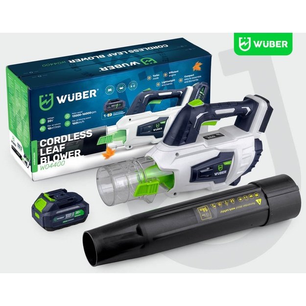 WUBER W04400 20V 160km/h cordless blower