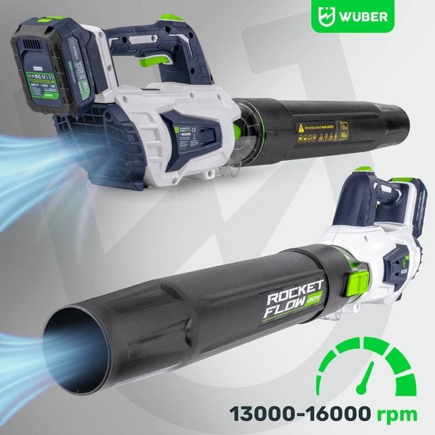 WUBER W04400 20V 160km/h cordless blower