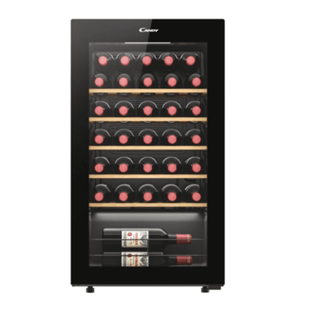 Candy | Wine Cooler | 438063 | Energy efficiency class G | Free standing | Bottles capacity 34 | Black