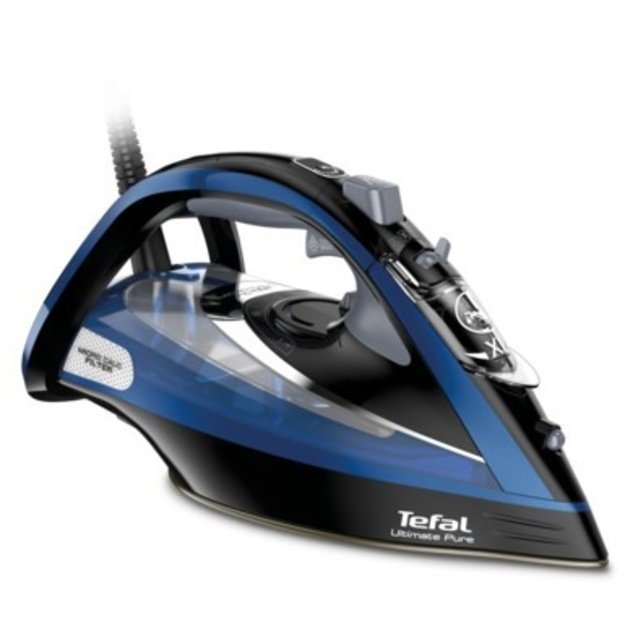 Tefal FV9848E0 iron Dry and Steam iron 3200 W Black, Blue, Metallic