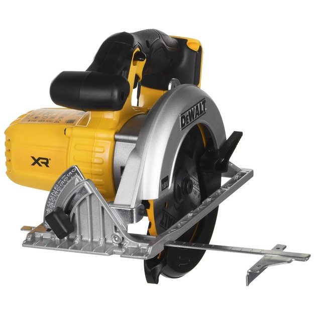 Diskinis pjūklas AKU 18V DEWALT be akum ir pakrovėjo