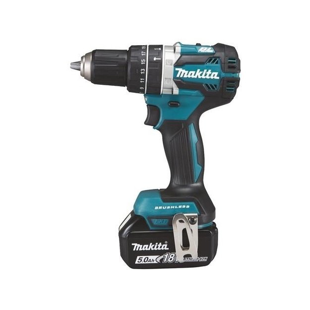 MAKITA. SCREWDRIVER UD.18V DHP484RT3J 54/30Nm 3x5,0Ah BL MAKPAC ...