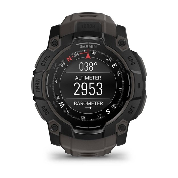 Garmin Instinct 3 AMOLED 3.3 cm (1.3 ) 50 mm Digital 416 x 416 pixels Touchscreen Black GPS (satellite)