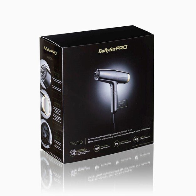 BaByliss Falco BAB8550E Professional Hair Dryer 2000 W Black 1