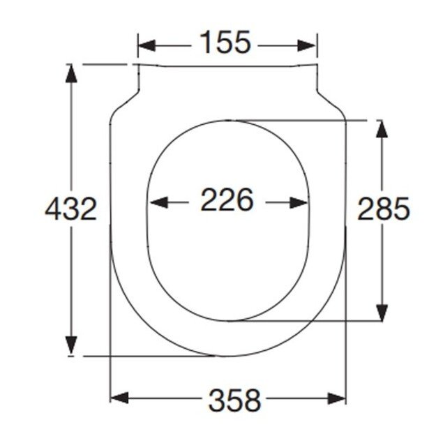 WC dangtis Villeroy&Boch Subway SlimSeat 1