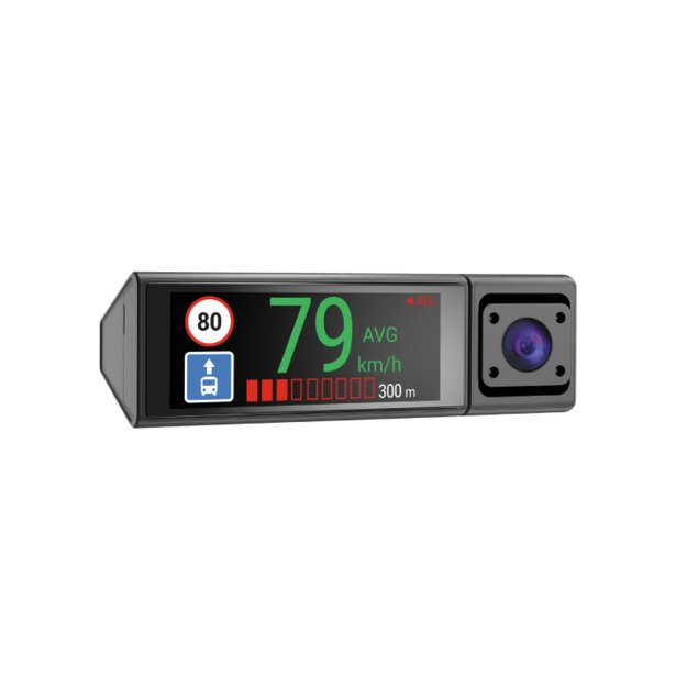 Navitel | Triple channel Full HD Dashcam | RC3 PRO | IPS 3.16 , 820x320 | GPS (satellite) | Maps included 4