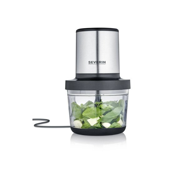 Severin KM 3867 electric food chopper 1 L 400 W Black, Silver, Transparent 3