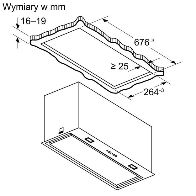 Bosch Serie 8 DLN78PC60 Built-in cooker hood Class A++ Black 3
