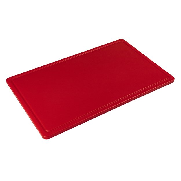 Cutting board, 30x45x1.3 cm, red