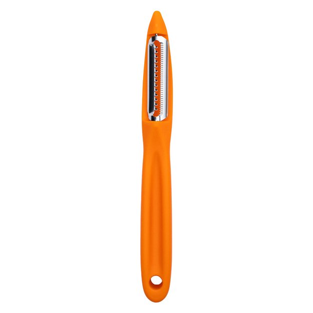 Julienne vegetable peeler, 17 cm, orange