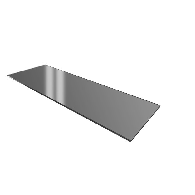 Glass plate, 30x100 cm, graphite, Tropos