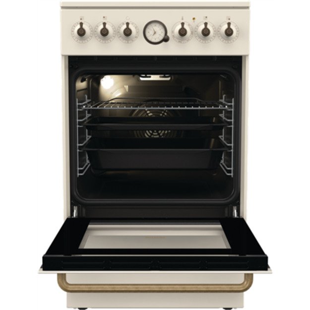 Gorenje | Cooker | GECS5B70CLI | Hob type Vitroceramic | Oven type Electric | Beige | Width 50 cm | Depth 59.4 cm | 70 L 3