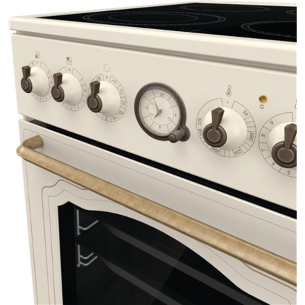 Gorenje | Cooker | GECS5B70CLI | Hob type Vitroceramic | Oven type Electric | Beige | Width 50 cm | Depth 59.4 cm | 70 L 4