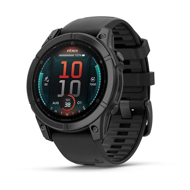 Garmin Fenix E stainless Steel slate grey 8