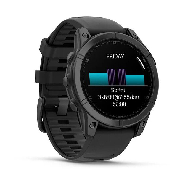 Garmin Fenix E stainless Steel slate grey 7