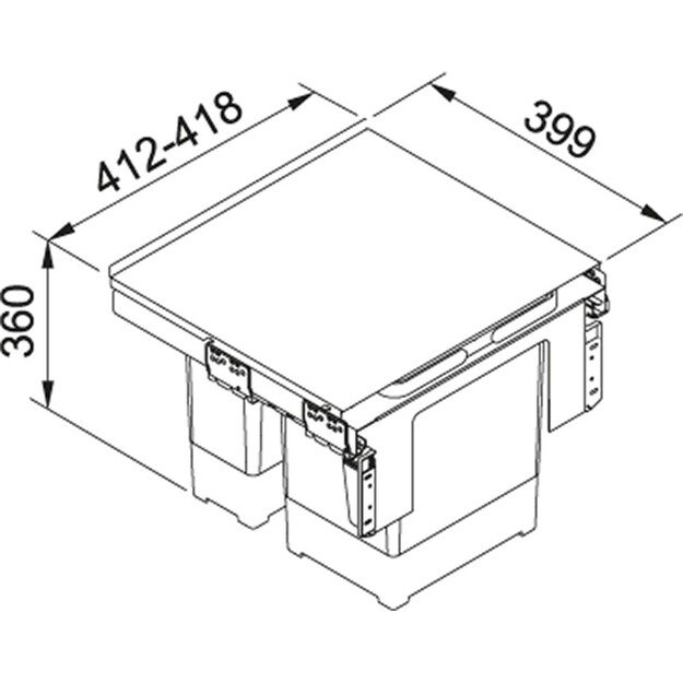 FRANKE Sorter Garbo 45-2, 121.0200.692 1