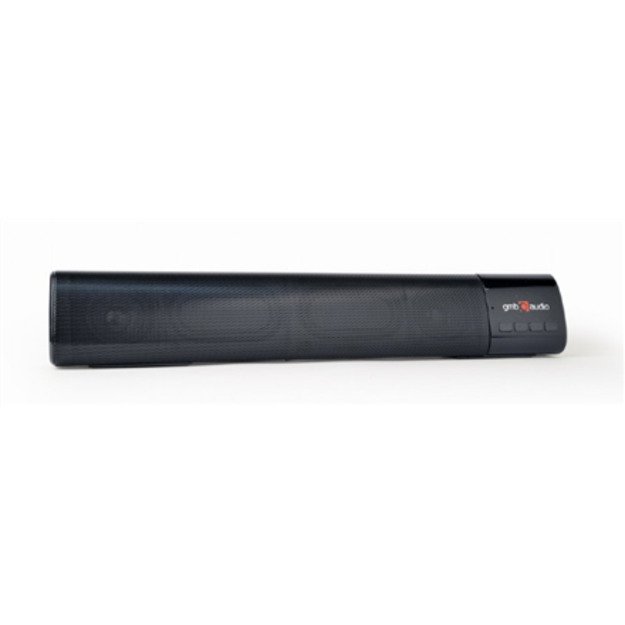 Gembird | Bluetooth soundbar | SPK-BT-BAR400-01 | 2 x 5 W | Bluetooth | Black | Portable | Wireless connection 1