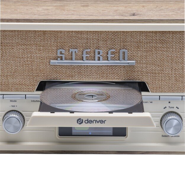 Retro radio Denver MDA-525LW light wood 1