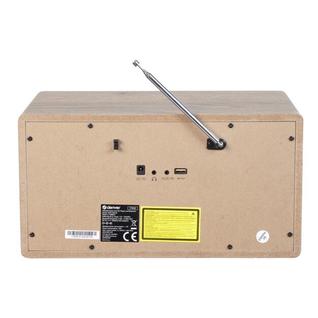 Retro radio Denver MDA-525LW light wood 3