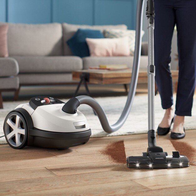 Philips Performer LED 8000 Series Bagged vacuum cleaner, power 900W, model XD8142/12 with TriActive 7