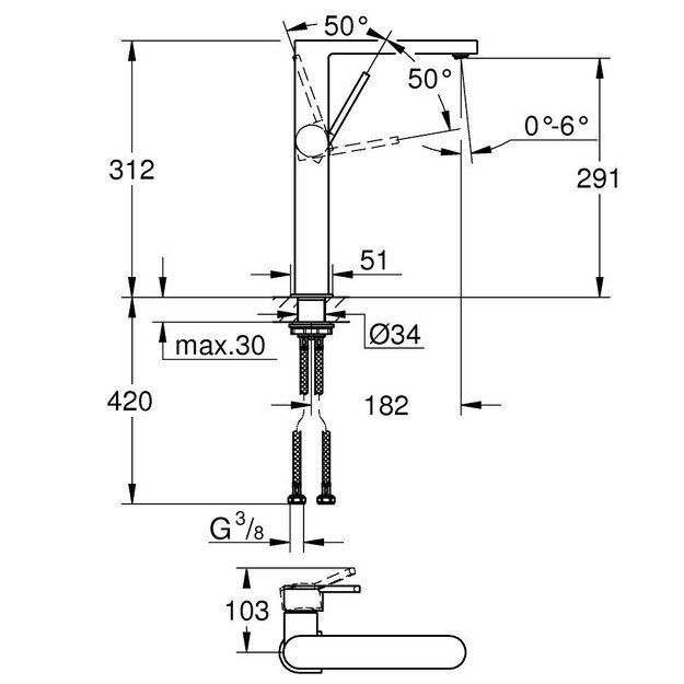 GROHE PLUS, 32618003, chromas