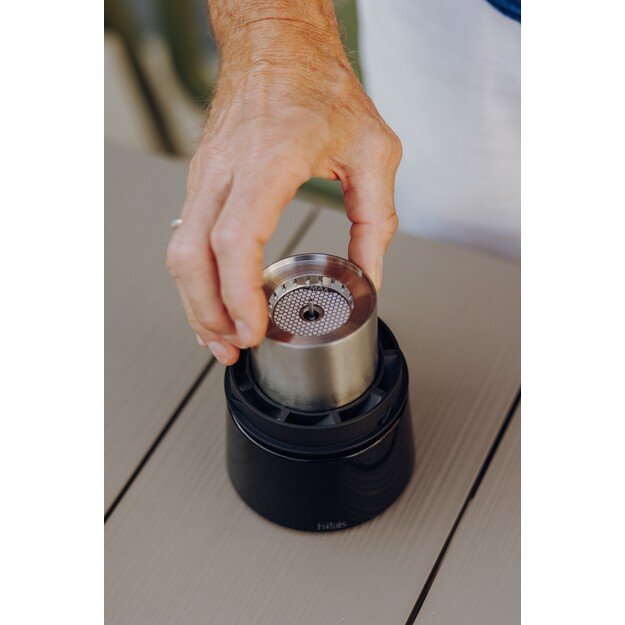 HOFATS SPIN 900 Stalo židinio indas bio-etanoliui su eko žiedu ir gesikliu