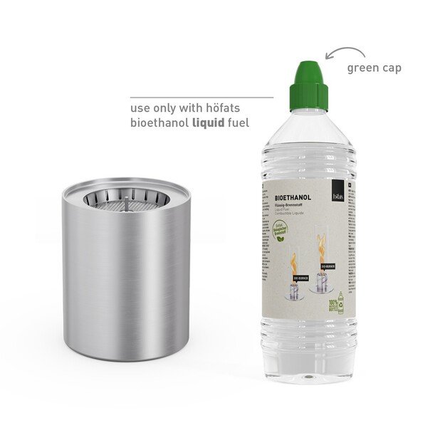 HOFATS SPIN 900 Stalo židinio indas bio-etanoliui su eko žiedu ir gesikliu 7