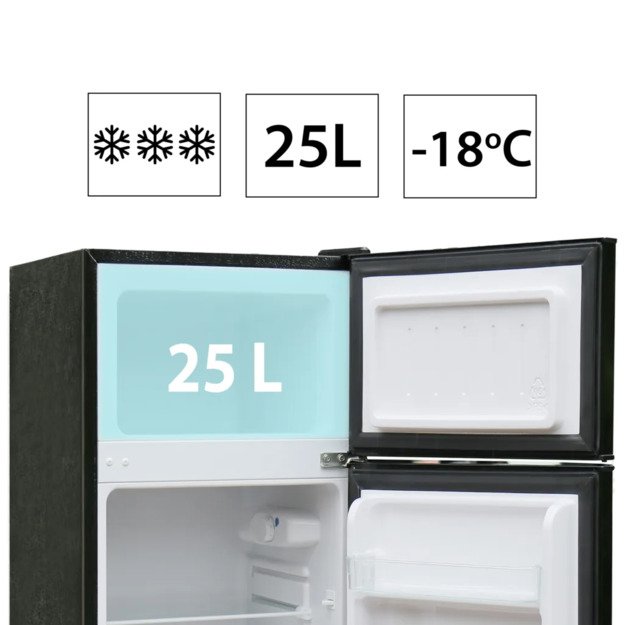 Manta MM545DBK Fridge 88L Black 5