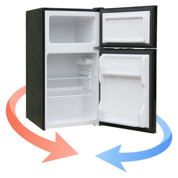 Manta MM545DBK Fridge 88L Black 3