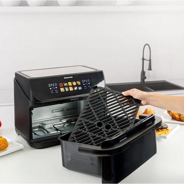 Fat-free deep fryer with long basket and grill Taurus 973004000 2