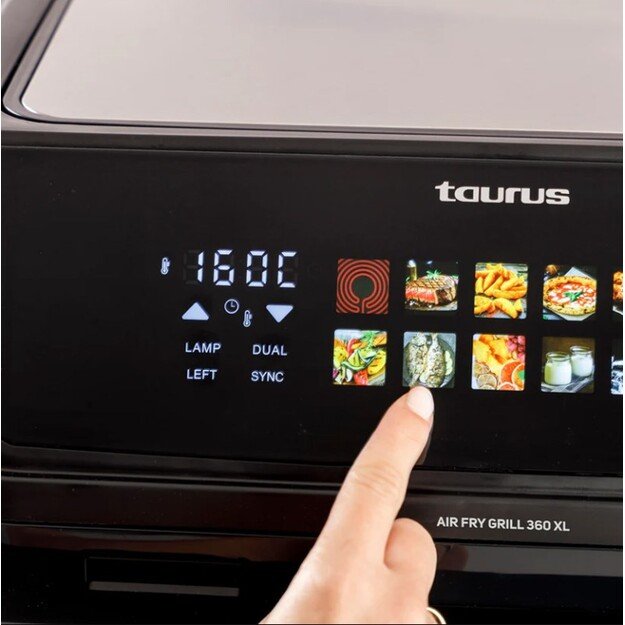 Fat-free deep fryer with long basket and grill Taurus 973004000 5